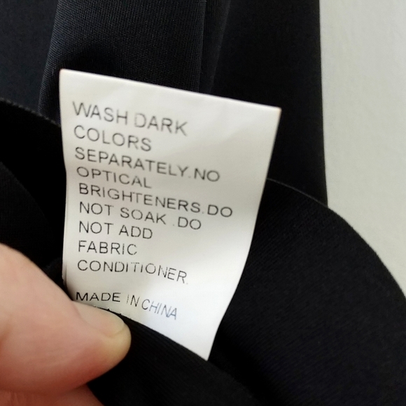 All Black Scalloped Edge Dress (XL) - Picture 4 of 8